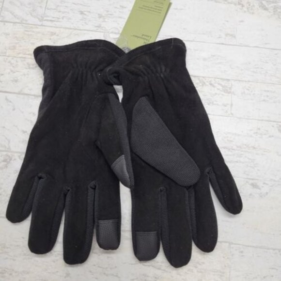 Mens Goodfellow & Co Black 3M Thinsulate Lined Winter Gloves S/M Touchscreen - Picture 3 of 5